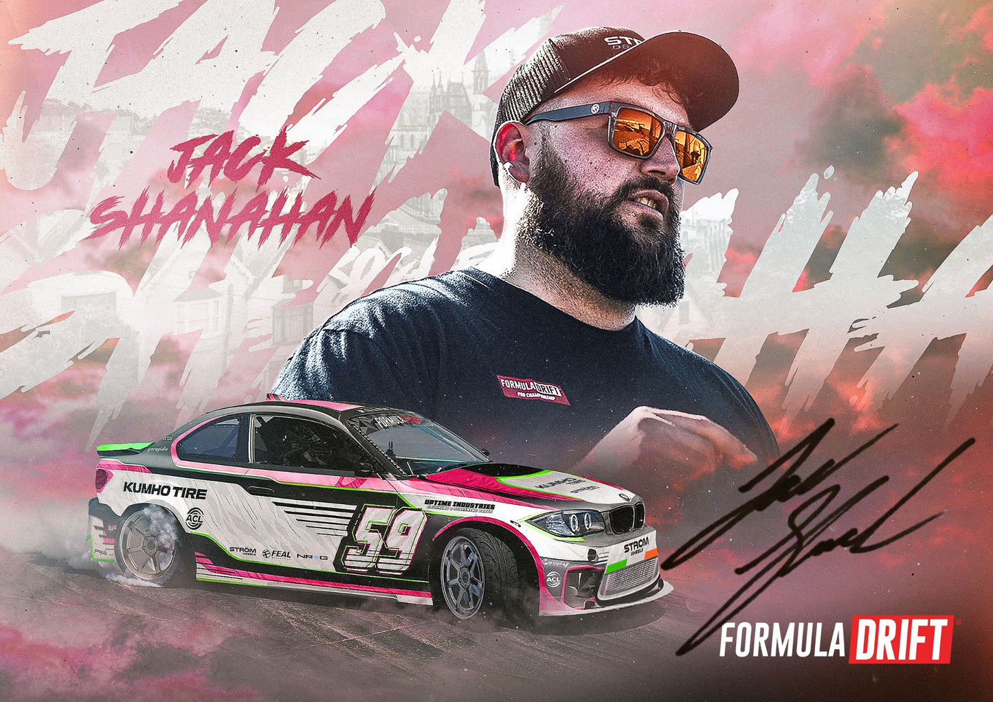 JS59 FORMULA DRIFT HERO CARD - DIGITAL POSTER