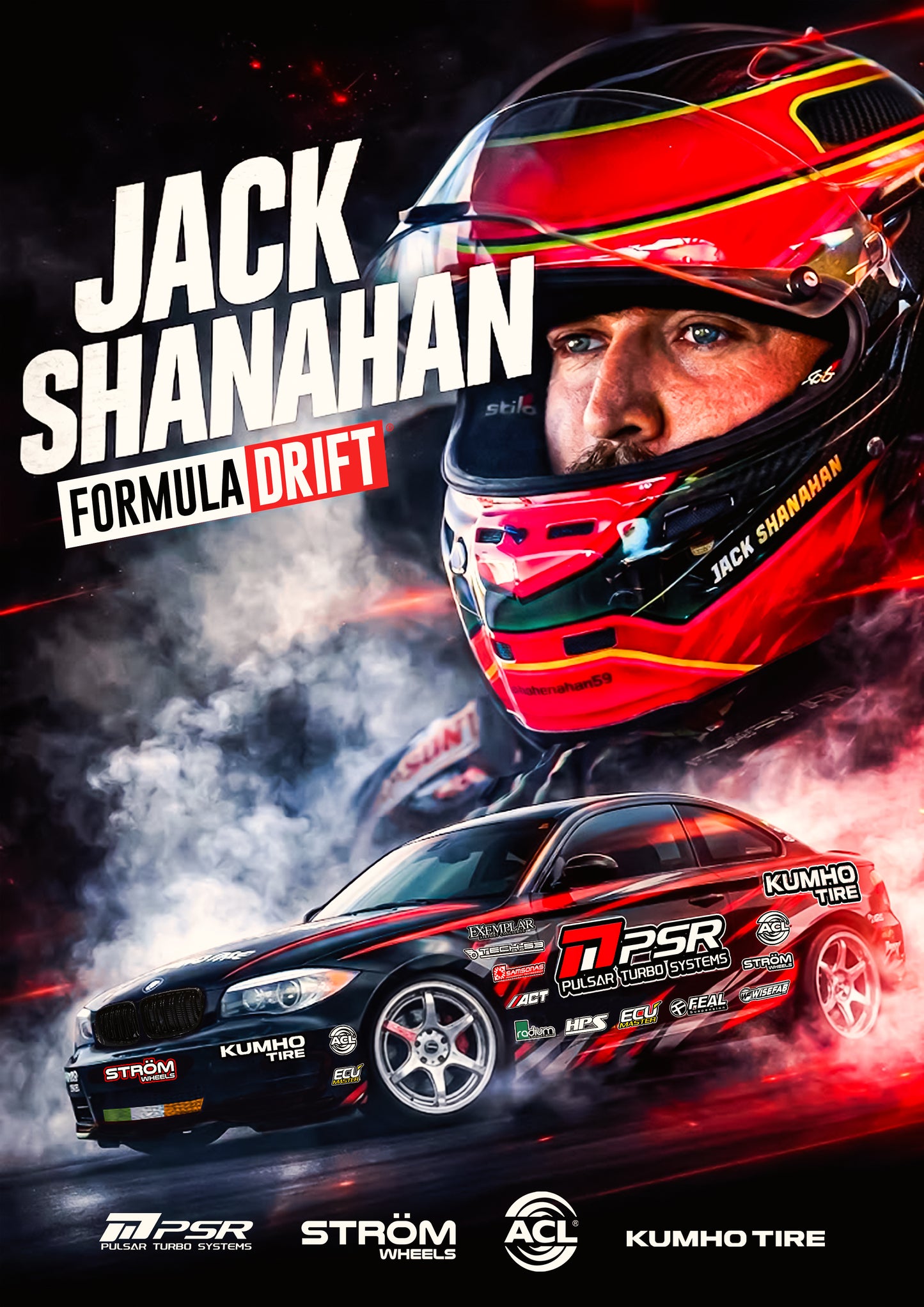 JS59 FORMULA DRIFT HERO CARD - DIGITAL POSTER